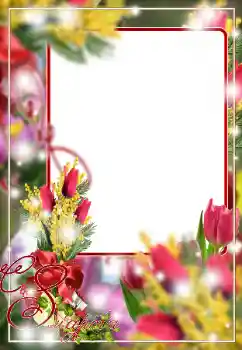 تأثير صور من فئة بطاقات 8 مارس № 166264. التسمية التوضيحية على الإطار: 8 مارس